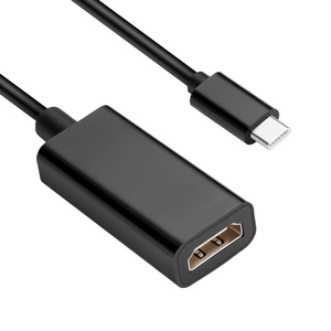 2022 جديد OEM مخصصة أسود اللون 1080P نوع c إلى HDMI شاحن أنثي كابل ABS قذيفة دعم صوت الوطن و أجهزة الفيديو الأخرى - Product Image 3