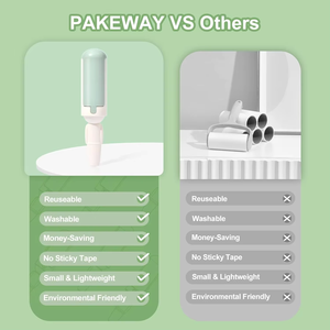 PAKEWAY Nuevo Rodillo Quita Pelos de Mascota Giratorio Mejorado Portátil y Fácil de Limpiar Cepillo para Perros y Gatos - Product Image 4