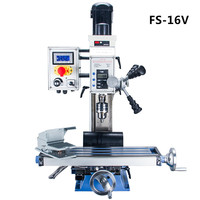 FS-16V FS-30V Classiques Vitesse Variable Automatique Affichage Numérique Bois D'alimentation En Métal De Forage Et Fraiseuse de Tour