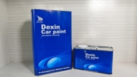 DEXIN Haute brillance 2K automobile couche transparente séchage rapide Auto vernis clair peinture jaune résistant méthode d'application pulvérisation