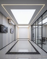 Boîte à lumière LED murale pour le detailing automobile, rétroéclairée par UV, avec film souple pour garage