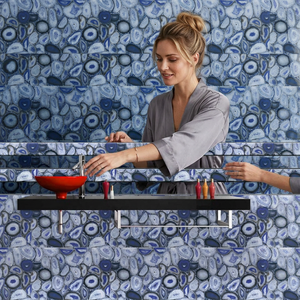 Carreaux muraux en céramique numérique émaillée brillante 300x450mm (12x18 po) pour salle de bain et extérieur, résistants à l'usure et imperméables, design élégant - Product Image 4
