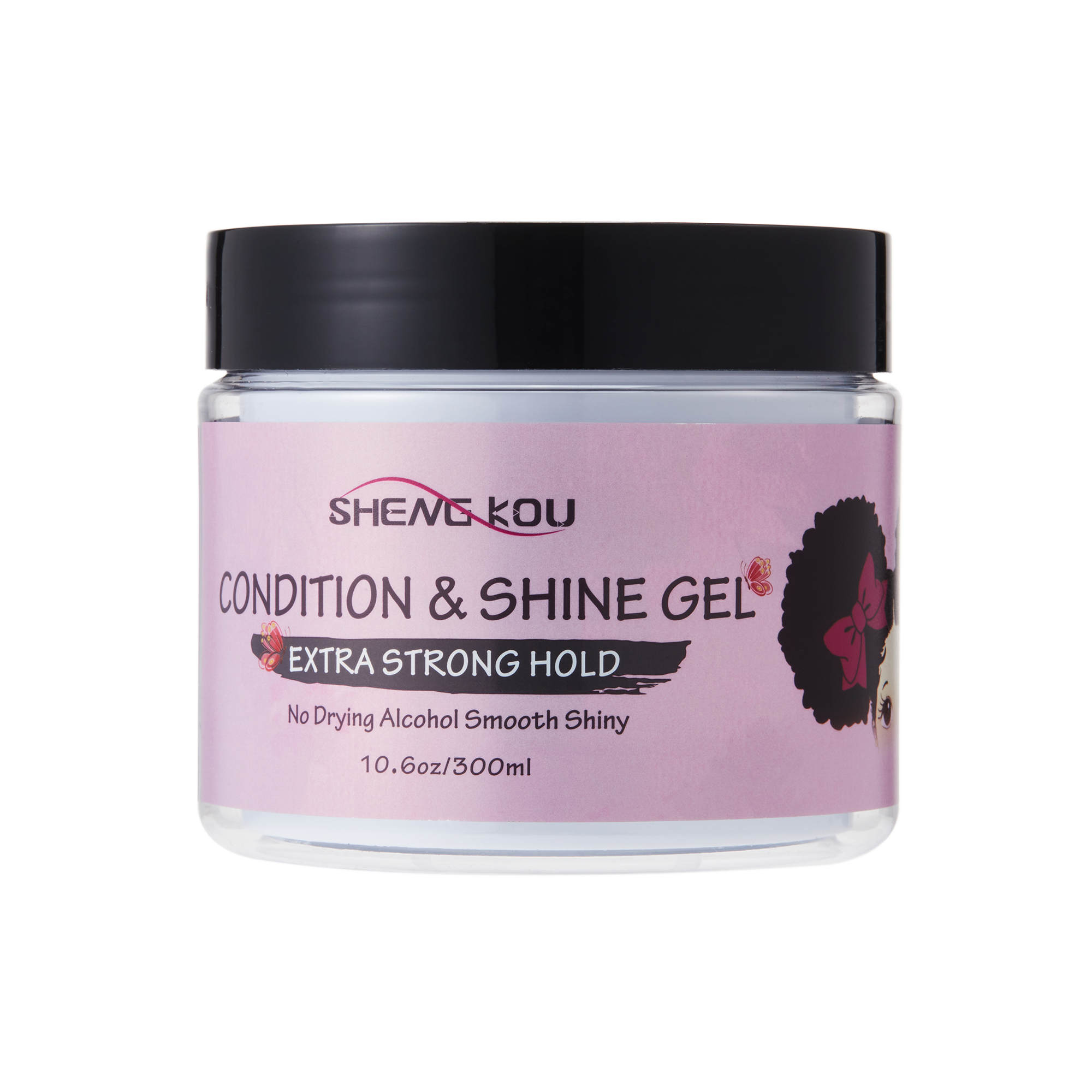 GEL CONDITION &amp; SHINE-TENUE EXTRA FORTE 10.6oz/300ml