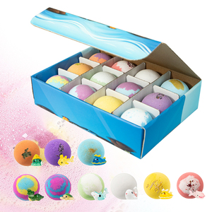 บาธบอมสำหรับเด็ก ปี 2026 พร้อมของเล่นข้างใน ผลิตภัณฑ์อาบน้ำออร์แกนิกจากธรรมชาติ ทำด้วยมือจากส่วนผสมจากธรรมชาติ บาธบอมฟู่ - Product Image 1