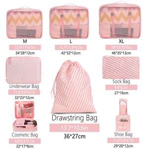 Custom 8 Set Packing Cubes Various Sizes Storage Organizer for Travel Accessories Luggage Carry on Suitcase - Product Image 2