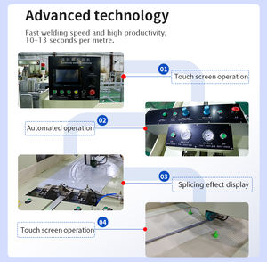 EISENKO Nouvelle machine de soudage de tissu pour pergola et auvent extérieur entièrement automatique 380V 2500W Soudeuse plastique - Product Image 6