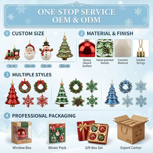 Novedad en América: Adornos Navideños Rojos Populares para Árboles, Adornos Colgantes con Forma <span class=keywords><strong>de</strong></span> Copo <span class=keywords><strong>de</strong></span> Nieve y <span class=keywords><strong>Reno</strong></span> - Product Image 5