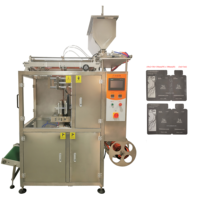 Machine d'emballage pour sachets d'échantillons cosmétiques liquides à double compartiment de forme personnalisée