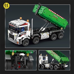 2852 Piezas Camión Grúa RC, Bloques de Construcción, Camión de Remolque con Gancho, Modelo a Control Remoto, Ladrillos Técnicos, Juguete de Regalo - Product Image 4
