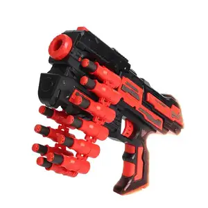 Panda 'S Oem & Odm Hot Selling Soft-Bullet Guns Safe Shooting Game Rood Speelgoed Handschot Blaster Dart Foam Mini Pistool Luchtgeweerwapens