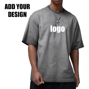 เสื้อยืดคอตตอนเปล่าขายส่ง สำหรับพิมพ์ลาย เสื้อยืดคอกลมแขนสั้นลำลอง เสื้อยืดเรียบแบบกำหนดเอง เสื้อผ้าผู้ชายพร้อมโลโก้ - Product Image 1