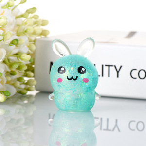 Jouet à presser en maltose Lapin Mignon de Pâques, Balle de pression douce pour les doigts, Créatif pour la décompression et le soulagement du stress pour enfants - Product Image 6
