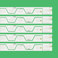 Bande lumineuse LED pour téléviseur LCD J-88, réf. TMT-55E5800-10X6-3030C-6S1P-W44, compatible avec Thomson 55FA3203, 55FA3213, 55UA6406, 55UB6406.