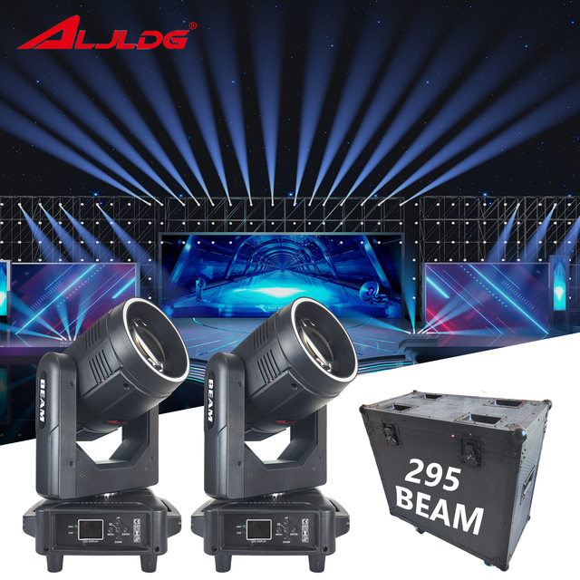 High Quality 14R Lyres LED Ring 295W Moving Beam Light RGBW Emitter Sharpy Stage Light with Double Prism Excellent Value for DJs