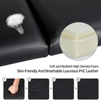 Vente populaire de luxe Camillas De Masajes lit à cils adulte Salon de beauté Spa Table de lit de massage avec massage complet du corps