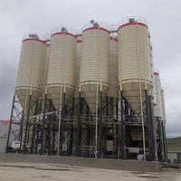 Prezzi bassi produzione diretta ermetica 100 di stoccaggio 200t 500 1000 5000 tonnellate 10000 venire fondo acciaio Silo grano