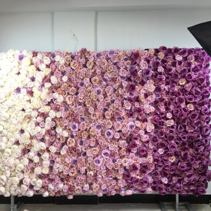 ฉากหลังดอกกุหลาบผ้าไหม 3 มิติ คุณภาพสูง งานแฮนด์เมด สำหรับงานแต่งงานและงานเปิดเทอม - Product Image 6