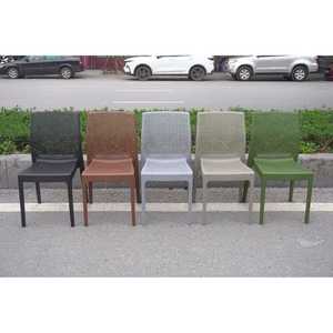 Wholesale Square-Shaped Mesh Molded Plastic Chair with Durable Plastic Base, Stackable Lightweight - Product Image 6