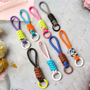 Handmade Creative Braided Lanyard <b>Keychain</b> Mobile Phone Rope Key Ring Lanyard Hanging Rope <b>Keychain</b> Strap Phone Lanyard - Product Image 2