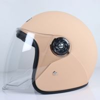 Usine en gros ABS PP matériel logo personnalisé couleur demi-visage moto moto moto casques d'équitation