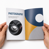 Brochure, catalogue et dépliant personnalisés en papier kraft couché avec impression offset et gaufrage, fabriqués à Jiangsu à prix abordable