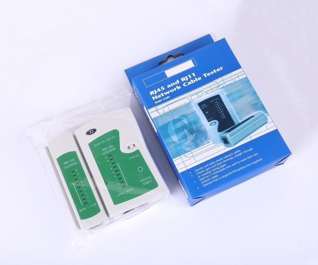 Computer Accessories RJ45 RJ11 RJ12 Cat5 Cat6 UTP Network Cable Tester for LAN Phone Wire Test Tool