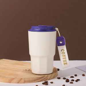 Stainless Steel Straight Cup Vacuum Insulated Coffee Tumbler Portable Leak-Proof Outdoor Water Bottle 6-12 Hours Thermal - Product Image 3