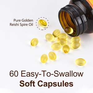 น้ำมันสปอร์เห็ดหลินจือคุณภาพสูง แบรนด์ส่วนตัว ช่วยปรับสมดุลระบบภูมิคุ้มกัน บำรุงตับ ดีท็อกซ์ และป้องกันอนุมูลอิสระในรูปแบบซอฟเจล - Product Image 4