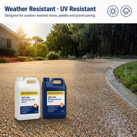 Résine époxy bicomposante Alida de haute qualité, agent de durcissement imperméable, liquide transparent de type gel pour l'étanchéité / le revêtement des sols