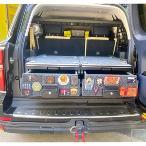 Glissière de rangement VRD4X4 pour réfrigérateur avec double tiroir et plateforme à roulettes pour WEY TANK 500, tiroirs de rangement pour la benne du camion - Product Image 4