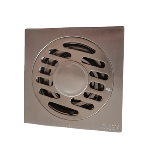 Couvercle de drain de sol circulaire en SUS 304 pour tuyau de drainage de salle de bain - Product Image 1
