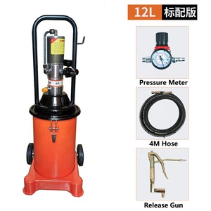 Bơm mỡ áp lực cao 12L không khí hoạt động xô mỡ bơm tự động mỡ bơm khí nén bôi trơn súng - Product Image 2