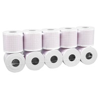 Papel médico 3 6 12 canales de grabación rollos térmicos papel de registro impresora Ecg papel térmico ECG
