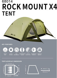 PAMIR Custom One Bedroom Air House Multi-Person Waterproof Inflatable Camping <b>Tent</b> for Outdoor Usage - Product Image 5