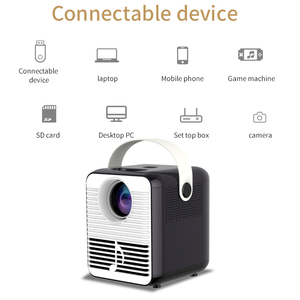 Proyector portátil C3 HD 1080p, Mini proyector Digital LCD con lente/enfoque Manual, 5000 lúmenes, el mejor <span class=keywords><strong>precio</strong></span> - Product Image 2