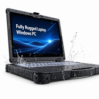 Ordinateur portable robuste et étanche 14 pouces pour l'extérieur, Intel I5-1235U 10 cœurs, Windows 11, SSD remplaçable, 1000 nits, IP65