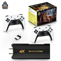 Q8MAX Game Stick S905Y2 Prosesor Quad Core Konsol Game Mendukung Perangkat Output Multi-Bahasa 8K 4K UHD 35000+ Game Game 3D