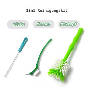 Lot de 3 brosses de nettoyage pour Thermomixer TM31 <span class=keywords><strong>TM5</strong></span> TM6 TM21 brosse à pot de mélange, brosse à couteau avec poils en nylon - Product Image 5