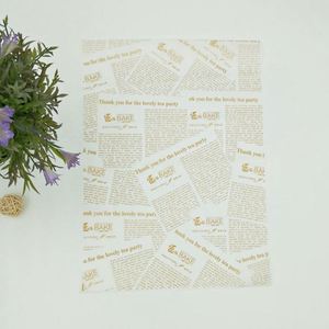 Custom Printed Logo Gift <b>Wrapping</b> <b>Paper</b> Clothing Tissue <b>Paper</b> Food <b>Wrapping</b> <b>Paper</b> Wrapper Sheet - Product Image 2