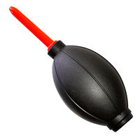 Souffleur d'air manuel compact en caoutchouc noir de haute qualité pour extensions de cils – Produit compétitif