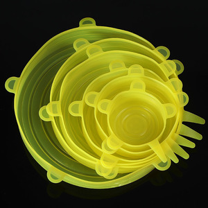 <span class=keywords><strong>Couvercle</strong></span> adaptable Housse en silicone Elastique alimentaire extensible Couvercles <span class=keywords><strong>micro</strong></span>-ondes frais Housse en silicone extensible <span class=keywords><strong>pour</strong></span> accessoires de cuisine - Product Image 4