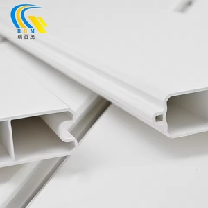 Trắng PVC tráng mở rộng Vinyl vườn hàng rào 3D mạ kẽm nhựa phẳng bề mặt cỏ nhân tạo riêng tư hàng rào cho trang trí - Product Image 5