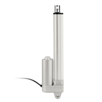 Actionneur linéaire HAKIWO 12V 24V IP65 3000N course 50mm pour motorisation de traqueur solaire, ouvre-porte, ouvre-fenêtre et réglage de panneau solaire