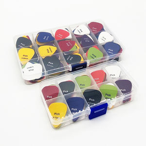 Logo personnalisé 50 pièces/boîte 0.58/0.71/0.81/0.96/1.20/1.50mm épaisseur ABS plectre médiateur <span class=keywords><strong>guitare</strong></span> médiators de l'usine chinoise - Product Image 1