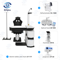 SJ Optics LY-177 Combined Table Optometry Optic Machine Table and Chair Professional Electric Optometry Exam Instrument