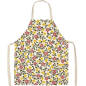 2025 nouveau produit de conception impression numérique étanche facile à nettoyer Polyester coton lin tabliers de cuisine tabliers de jardin personnalisés - Product Image 4