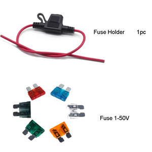 Porte-fusible de voiture étanche et ignifuge (taille moyenne 30 cm) avec fil rouge <span class=keywords><strong>pour</strong></span> véhicules automobiles, bateaux, camping-cars et remorques - Product Image 5