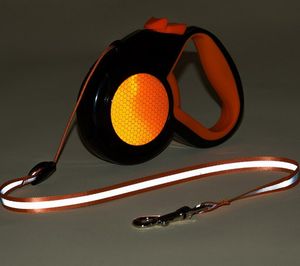 Correa retráctil automática para caminar para perros, 3m, 5m, <span class=keywords><strong>8m</strong></span>, grifo de nailon reflectante ligero con Material plástico, 5m, <span class=keywords><strong>8m</strong></span>, correa para perros - Product Image 2