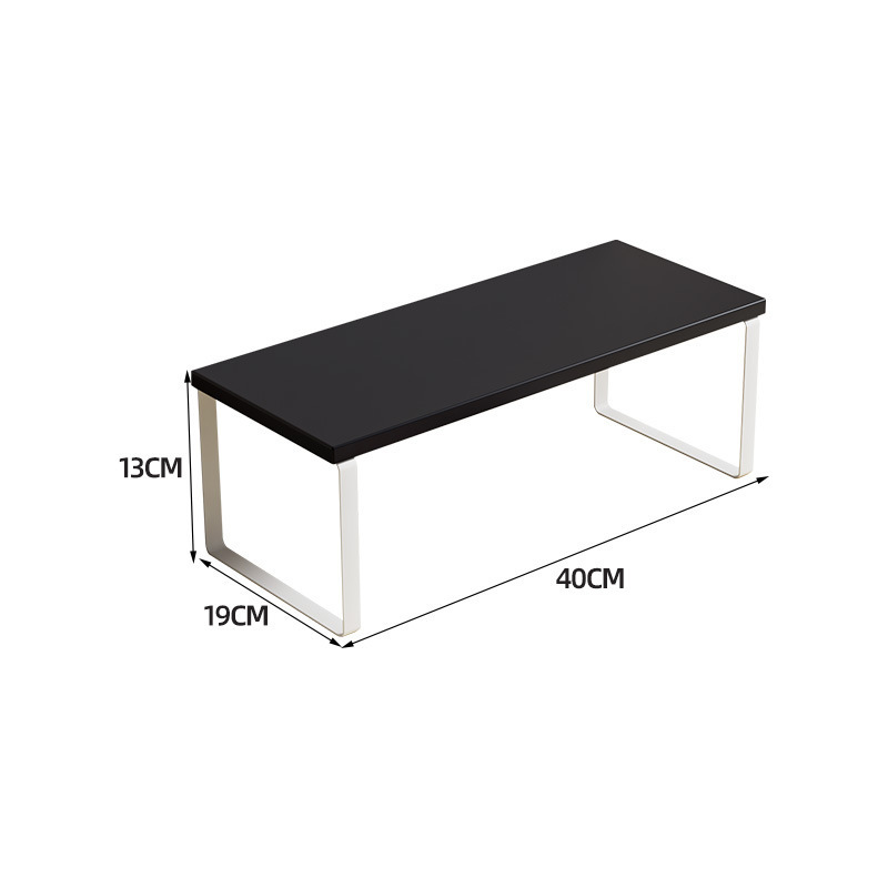 Black with white frame, small size, 40 x 19 x 14.2 cm