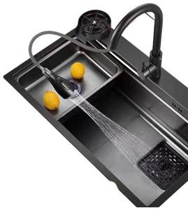 Fregadero de Cocina de Montaje Superior Duradero con Cubeta Profunda y Reducción de Ruido para Uso en Hogares y Apartamentos Modernos - Product Image 6